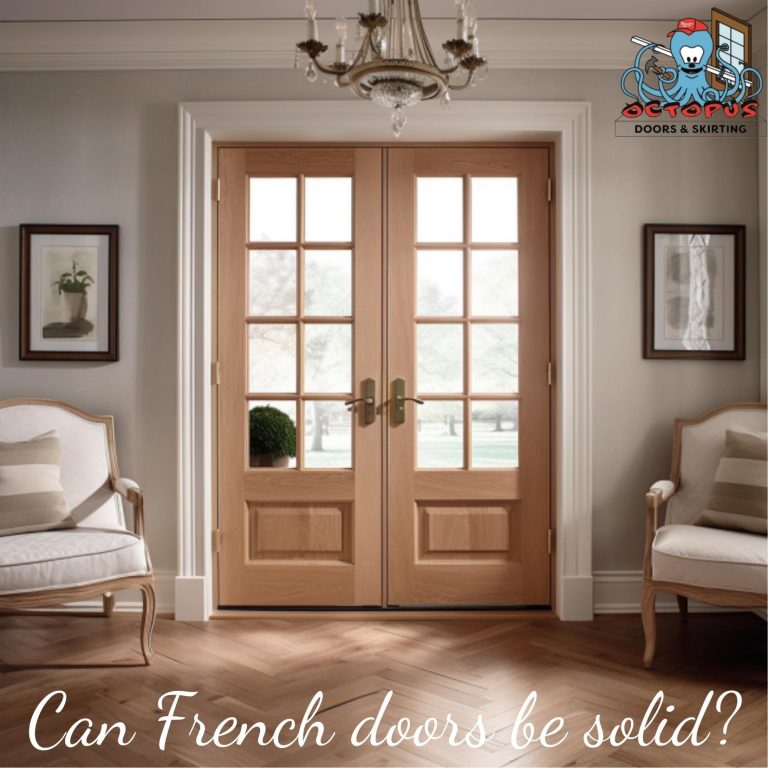 Can French doors be solid?