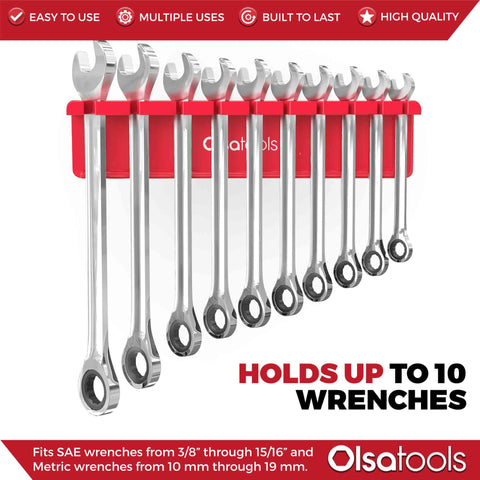 Magnetic Wrench Organizer