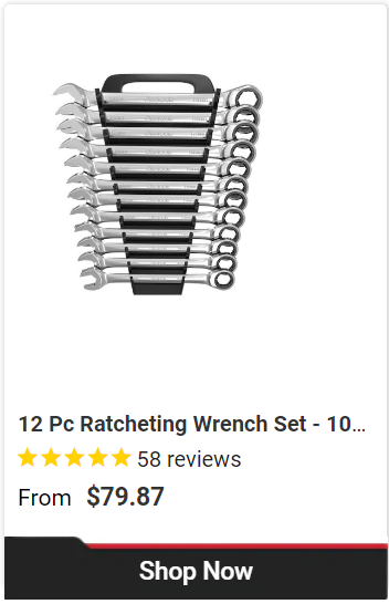 Ratcheting Wrench Set