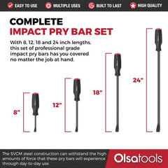 Heavy-duty Pry Bar Set