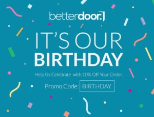 Happy Birthday, BetterDoor!