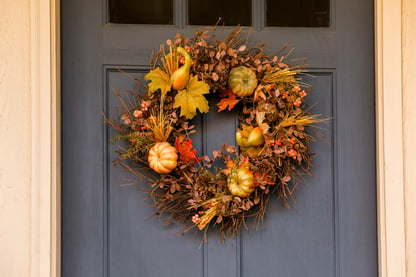 5 Ways to Use Pumpkins to Decorate Your Door This Fall