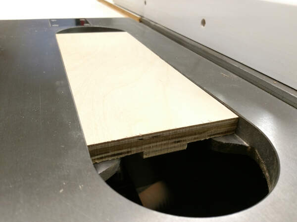 make sure the new thickness fits your table saw