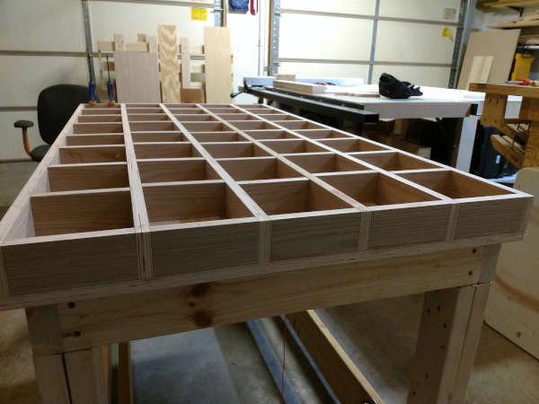 torsion box assembly table