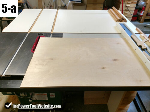 Straighten up edge on table saw