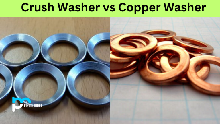 Crush Washer vs Copper Washer – What's the Difference