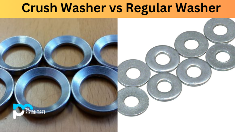 Crush Washer vs Regular Washer – What's the Difference