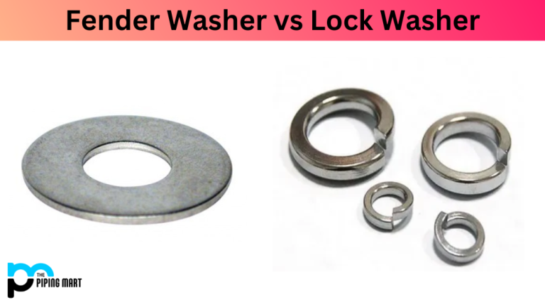 Fender Washer vs Lock Washer – What's the Difference