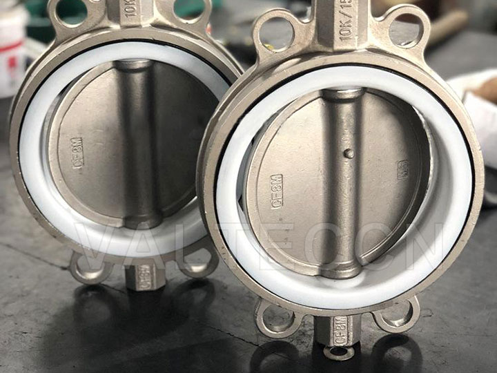 PTFE sealing butterfly valve