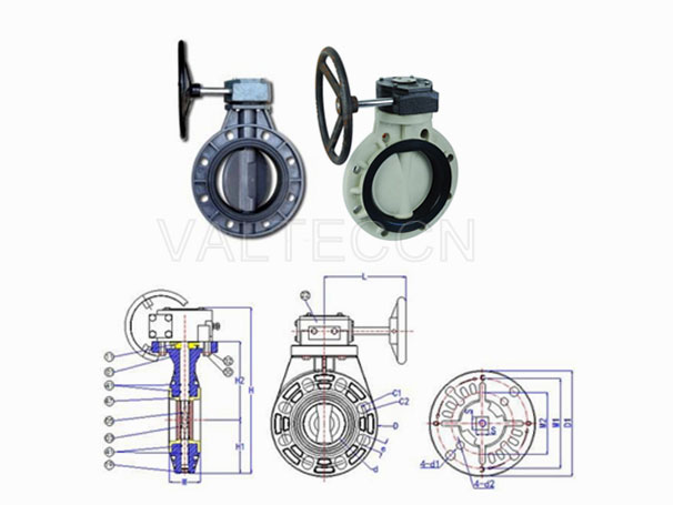 Application scope of UPVC butterfly valve