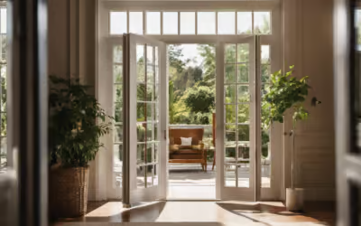 how to stop patio doors blowing in the wind