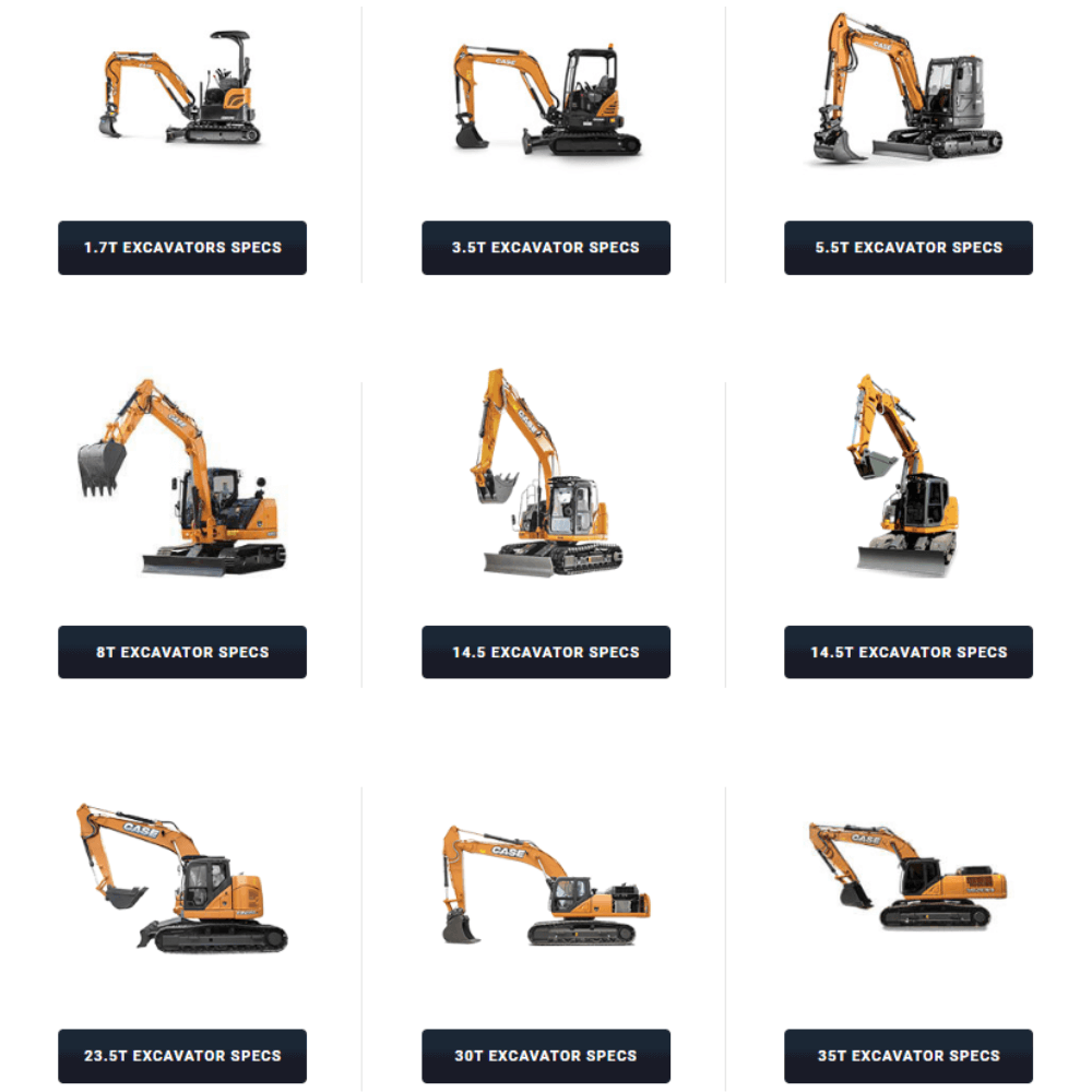 types of diggers